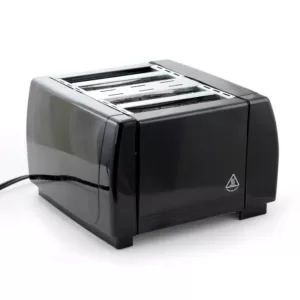 Better Chef Dual-Control 4-Slice Black Toaster