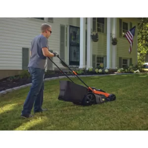 BLACK+DECKER 20 in. 40V MAX Lithium-Ion Cordless Walk Behind Push Mower with (2) 2.0Ah Batteries and Charger Included