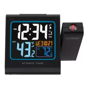 La Crosse Technology 5 in. Color Projection Alarm Clock