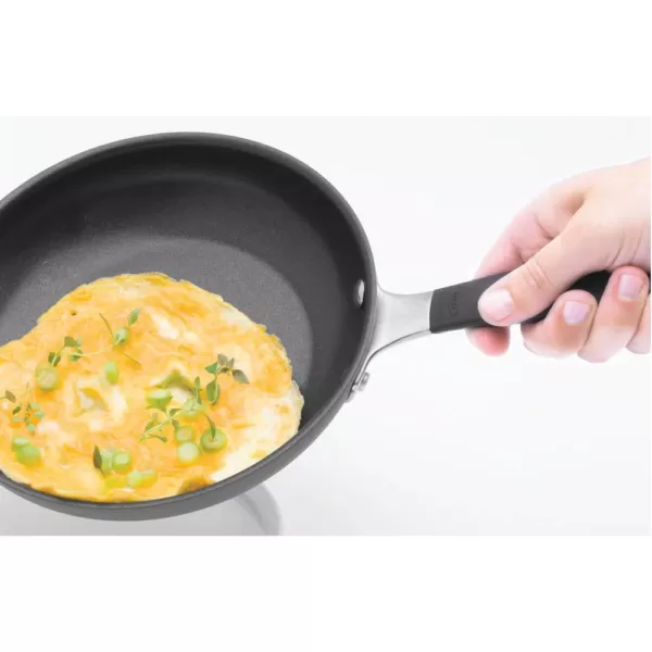 OXO Good Grips 12 in. Hard-Anodized Aluminum Ceramic Nonstick Frying Pan in Black with Comfort Grip Handle