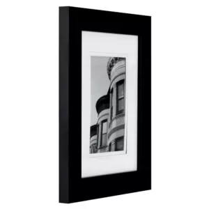 Pinnacle 4 in. x 4 in. Black Picture Frame