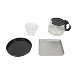 SPT Breakfast Center 1450 W 2-Slice Black Toaster Oven