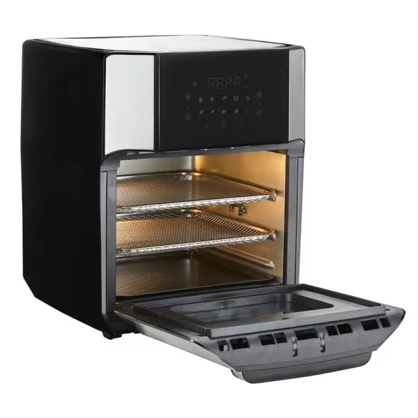 West Bend 12.6 QT XL Air Fryer Oven - Bake, Roast, Rotisserie, Dehydrate, Re-Heat 10 Quick Menu Presets