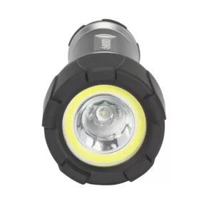 Husky 500 Lumens LED Aluminum Dual Beam Unbreakable Flashlight