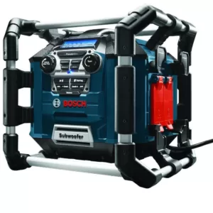Bosch 18-Volt Lithium-Ion Cordless Power Box Jobsite Radio/Digital Media Stereo/Charger with Bluetooth and 360° Sound