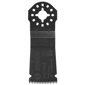Bosch 1-1/4 in. Bi-Metal Precision Japanese Tooth Oscillating Tool Blade for Cutting Hard Wood