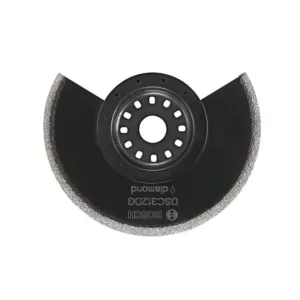 Bosch 3-1/2 X 1/8 in. Diamond Grit Segment Oscillating Tool Blade for Cutting Tile and Granite