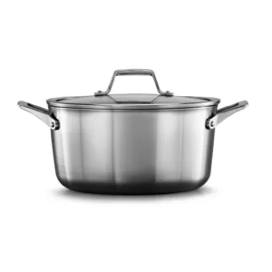 Calphalon Premier 6 qt. Stainless Steel Stock Pot with Glass Lid