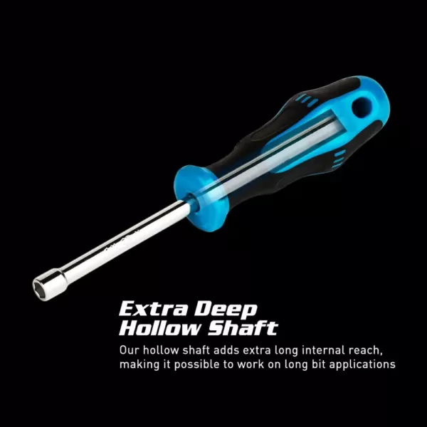Capri Tools Kontour SAE Hollow Shaft Nut Driver Set (7-Piece)