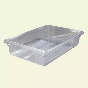 Carlisle 8.5 gal., 18x26x6 in. Polycarbonate Food Storage Box in Clear (Case of 6)