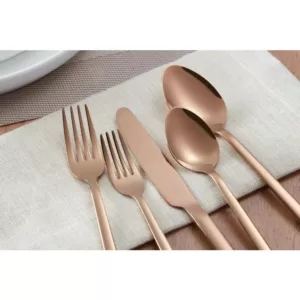 Home Decorators Collection Brenner 20-Piece Stainless Steel with Copper Finish Flatware Set (Service for 4)