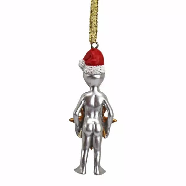Design Toscano 3 in. Wiseman Star Christmas Alien Holiday Ornament (3-Piece)