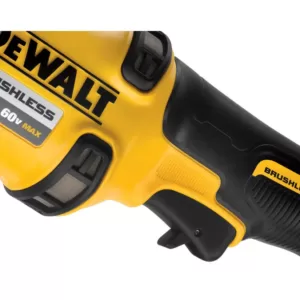 DEWALT FLEXVOLT 60-Volt MAX Cordless Brushless Reciprocating Saw with (1) FLEXVOLT 6.0Ah Battery & 1/2 in. Impact Wrench