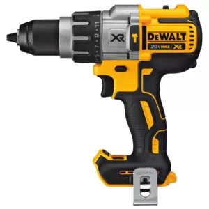 DEWALT 20-Volt MAX XR Cordless Brushless 3-Speed 1/2 in. Hammer Drill, (2) 20-Volt 5.0Ah Batteries & Mech Tool Set (142-Piece)