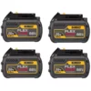 DEWALT FLEXVOLT 20-Volt/60-Volt MAX Lithium-Ion 6.0Ah Battery Pack (4-Pack)