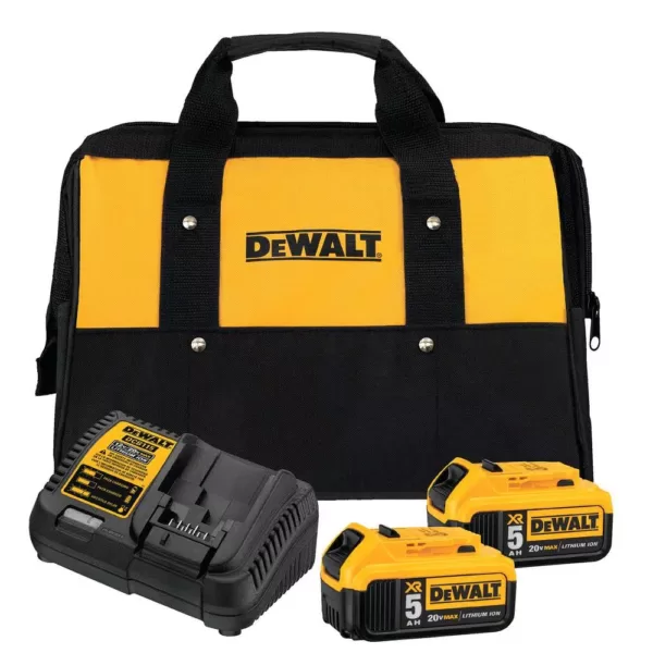 DEWALT 20-Volt MAX XR Cordless Brushless Cable Stripper with (2) 20-Volt 5.0Ah Batteries & Charger