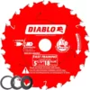 DIABLO 5-1/2 in. x 18-Tooth Fast Framing Saw Blade with Bushings