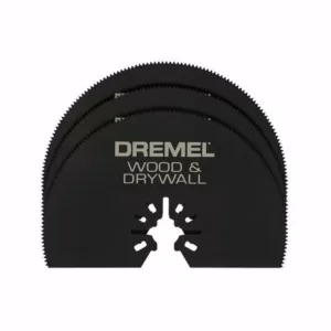 Dremel Multi-Max 3 in. Universal Oscillating Tool Wood and Drywall Saw Blade (3-Pack)
