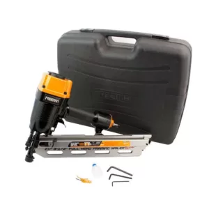 Freeman Pneumatic 21-Degree 3-1/2 in. Full Round Head Framing Nailer with Case