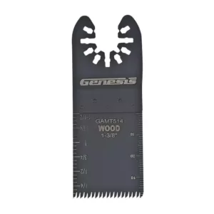 Genesis Universal 1-3/8 in. Precision Oscillating Multi-Tool Quick-Release Flush Cut Blade