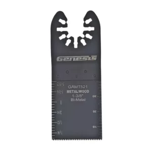 Genesis Universal 1-3/8 in. Quick-Fit Bi-Metal Flush Oscillating Multi-Tool Quick-Release Cut Blade