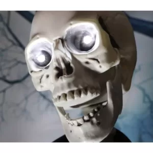 Haunted Hill Farm 5 ft. Animatronic Talking Skeleton Groom Halloween Prop