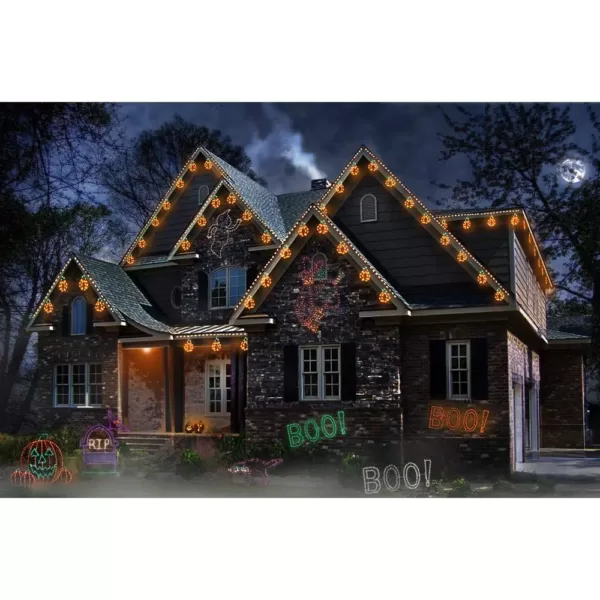 HOLIDYNAMICS HOLIDAY LIGHTING SOLUTIONS Holidynamics, Halloween Yard Decoration 46 in. LED Flying Witch
