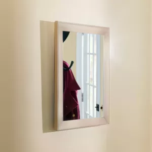 Home Basics Small Rectangle Gold Novelty Mirror (18 in. H x 0.62 in. W)