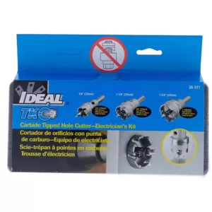 Ideal Carbide Tipped Hole Saw Kit (4-Piece)