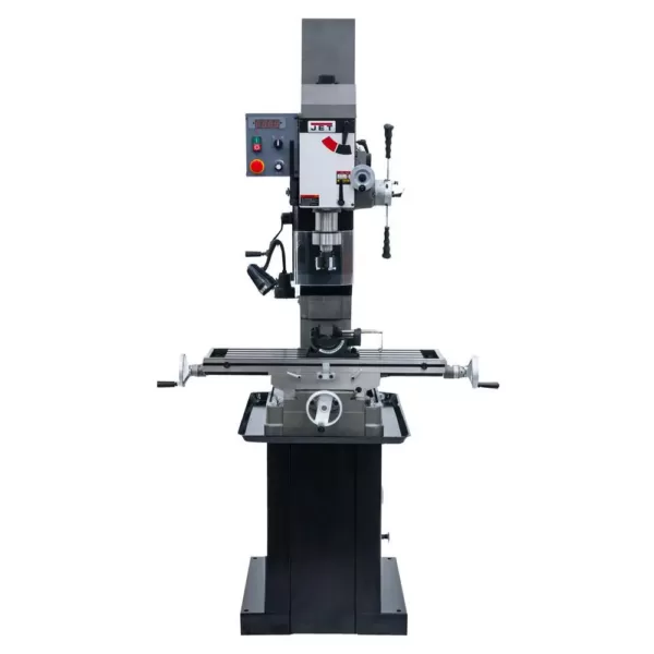 Jet JMD-45VSPF 115-Volt/230-Volt Variable Speed Square Column Geared Head Mill/Drill Press with Power Downfeed
