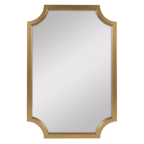Kate and Laurel Medium Irregular Gold Contemporary Mirror (36 in. H x 24 in. W)