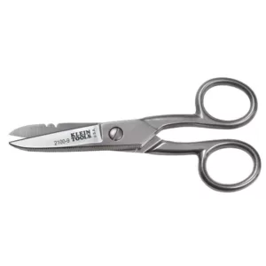 Klein Tools Electrical Scissors with Serrated Teeth