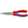 KNIPEX 8 in. Long Nose Pliers with Dual-Component Comfort Grips and Tether Attachment