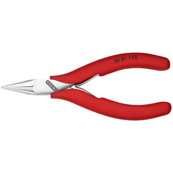 KNIPEX 4-1/2 in. Electronics Gripping Pliers with Half Round Tips