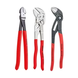 KNIPEX 10 in. Mixed Pliers Set (3-Piece)