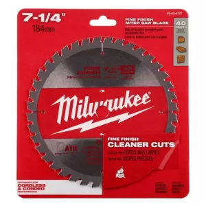 Milwaukee 7-1/4 in. 40-Tooth Miter Saw Blade