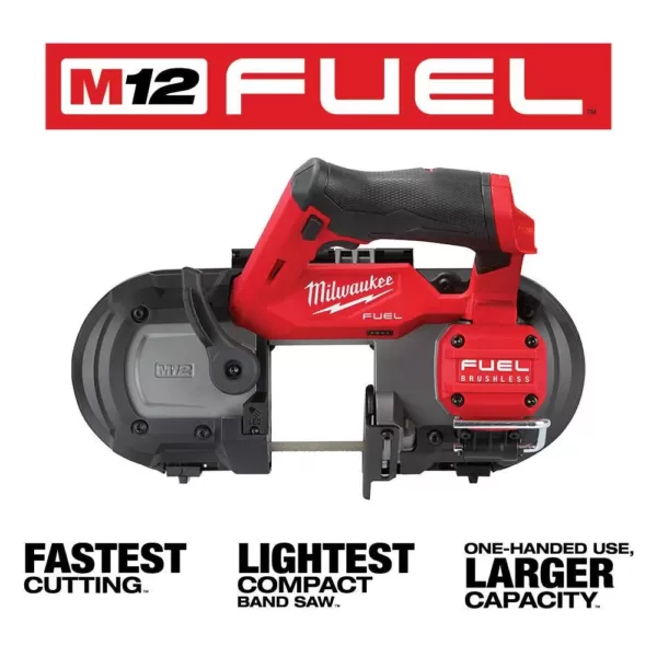 Milwaukee M12 FUEL 12-Volt Lithium-Ion Cordless Sub-Compact Band Saw (Tool-Only)