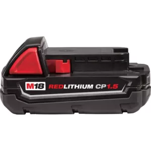Milwaukee M18 18-Volt Lithium-Ion Compact Battery Pack 1.5Ah (2-Pack)