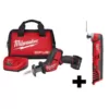 Milwaukee M12 FUEL 12-Volt Lithium-Ion Brushless Cordless HACKZALL Reciprocating Saw Kit W/ Free M12 Multi-Tool