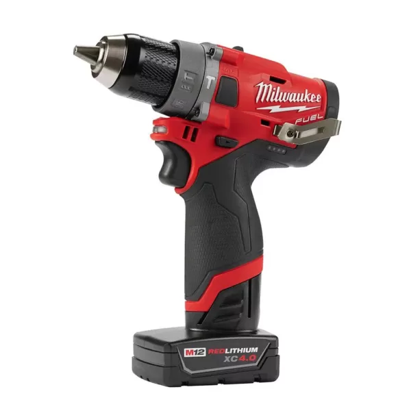 Milwaukee M12 FUEL 12-Volt Li-Ion Brushless Cordless Hammer Drill and Impact Driver Combo Kit (2-Tool)W/ Free M12 HACKZALL