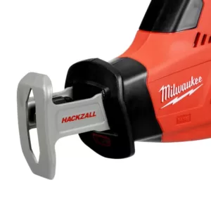 Milwaukee M18 18-Volt Lithium-Ion Cordless Hackzall Reciprocating Saw W/ M18 Starter Kit W/ (1) 5.0Ah Battery and Charger