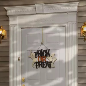 National Tree Company 14 in. H Halloween Door Sign