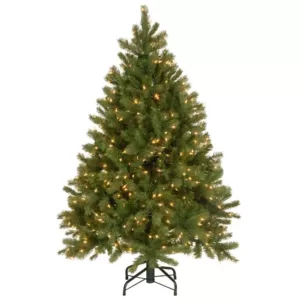National Tree Company 4.5 ft. Downswept Douglas Fir Artificial Christmas Tree with Clear Lights