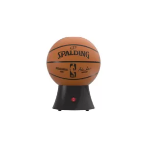 Uncanny Brands Kernel Capacity 3 oz. Orange and Black NBA/Spalding Hot-Air Popcorn Maker