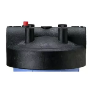 Pentek Filter Housing Cap with Pressure Relief Button in Black