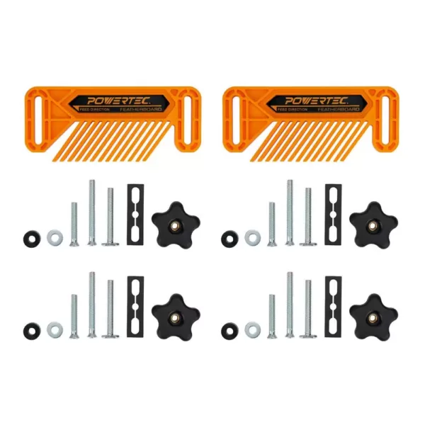 POWERTEC Table Saw Fence Featherboard (2-Pack)