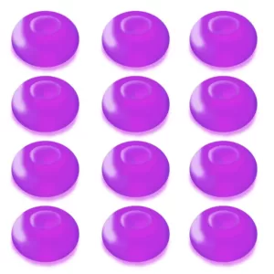 LUMABASE 1.25 in. D x 0.875 in. H x 1.25 in. W Purple Floating Blimp Lights (12-Count)