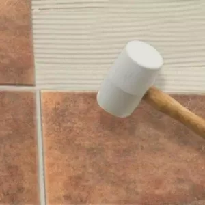 QEP 16 oz. White Rubber Tile Tapping Mallet