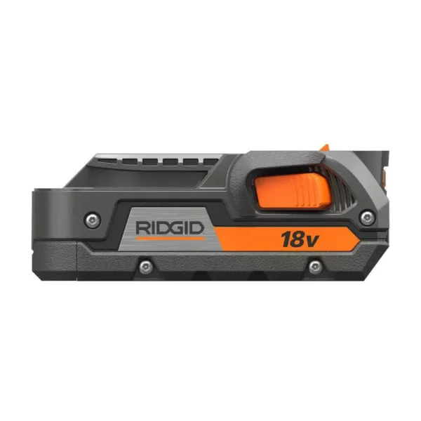RIDGID 18-Volt Lithium-Ion 2.0 Ah Battery Pack and Charger Kit