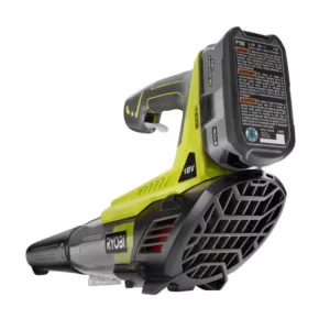 RYOBI Reconditioned ONE+ 100 MPH 280 CFM 18-Volt Lithium-Ion Cordless Leaf Blower - 4.0 Ah Battery and Charger Included